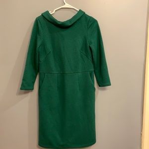 Boden boatneck 1960’s style green dress. NWT.